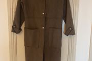 Zara suede effect coat