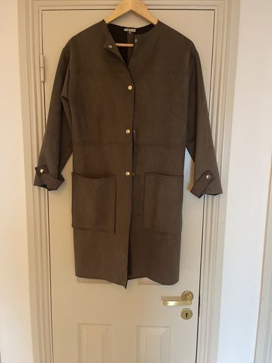 Zara suede effect coat