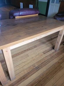 Solid wooden kitchen table L145cm x W91cm x H78cm