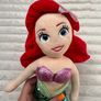 TY Sparkle Disney Ariel the Little Mermaid aprox. 40 cm.  Plush Princess Beanie Sequins Used Damaged Please see photos Image 3