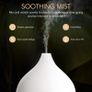 Essential Oil Diffuser, 100ml Small Aromatherapy Ultrasonic Cool Mist Humidifier with Warm White Lights, Auto Shut-Off Function, for Office Home Image 3