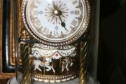 Vintage Germany Dome Clock Merry Go Round