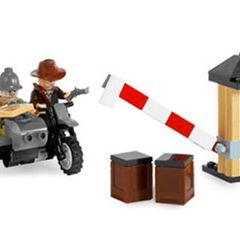 Lego Indiana Jones 7620: Motorcycle chase (2008) 100% Complete (NO BOX)
