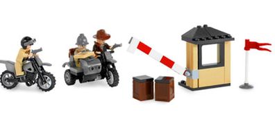 Lego Indiana Jones 7620: Motorcycle chase (2008) 100% Complete (NO BOX)