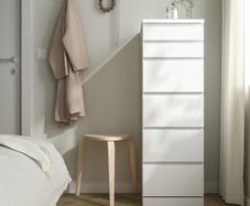 Ikea Malm Drawers with Mirror