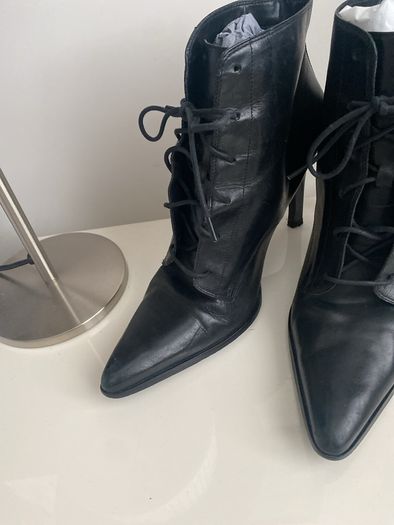 Ankle Boot Black Stillettir