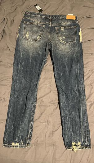 Diesel Mharky Slim Skinny Cropped Jeans Size W 36/32  brand new with tag made in Italy