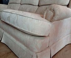 Damask Vintage 90's 3 Seater recliner sofa