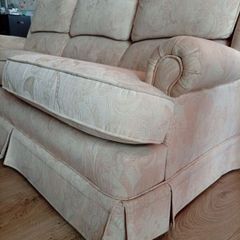 Damask Vintage 90's 3 Seater recliner sofa