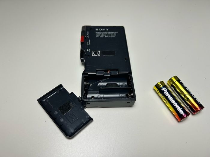 Sony M-450 microcassette recorder