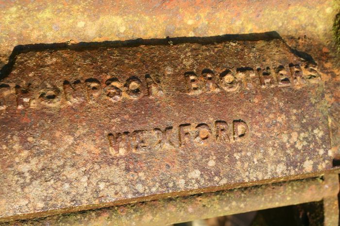 Antique Oil Cake Mill - Thompson Brothers  Vexford Antique Milling Machine