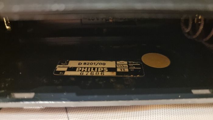 Vintage Philips D 8201 Cassette deck and Radio AM/FM/SW.