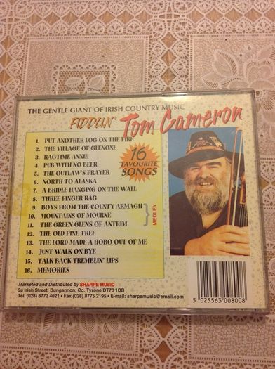 The Very Best of Fiddlin' Tom Cameron. CD.