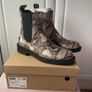 boot Bnwt snakeskin effect ankle boots size 39 bellucci brand rubber soled Image 10