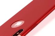 Red Stylish Back Cover Case for iPhone X XS Hybrid Black and Gold Saver