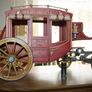 Vintage Ghirardelli Chocolate Stagecoach Carriage Promo Display 13x8.x 6.5 Image 9