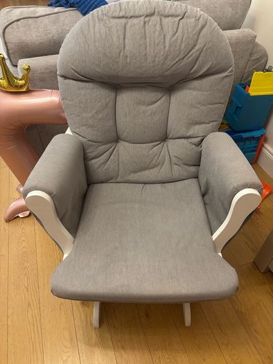 Rocking chair with footstool- very good condition