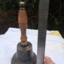 Gilded Cast Iron Hand Bell(11 Inches 1.4kgs) Image 2