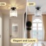 Brand New Golden Crystal Ceiling Light, Image 4