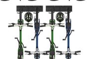 NEW SALE | Bike Wall Rack for 4 Bicycles + 2 Helmets,Bike Storage Wall Mount Hanger,Adjustable for Garage or Home, Vertical Cycling Hanger, Holder for Road Bicycles