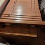 7 Wooden shade window blinds 5" with brackets and fixings also boxed Image 10