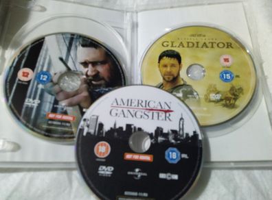 Gladiator/Robin Hood/ American Gangster Dvd Boxset
