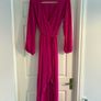 Dancing Leopard Magenta Wrap Dress Image 2