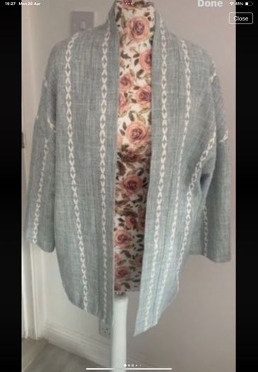 jacket Bnwt frnch kimono style jacket size small/medium