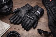 Luxury Genuine Leather Motorcycle Gloves Touring, Street &amp; Adventure Protective Gloves