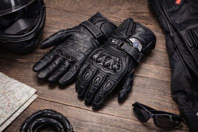 Luxury Genuine Leather Motorcycle Gloves Touring, Street & Adventure Protective Gloves