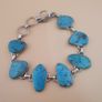 Authentic Arizona Turqouise Sterling 925 Silver Bracelet Image 9