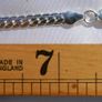 Vintage  SOLID SILVER 925 FLAT Bracelet, Stacking Bracelet 7,89g Image 8