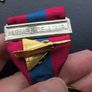 France National Defence Medal.Bar "Army Air".Jet on ribbon. Image 4