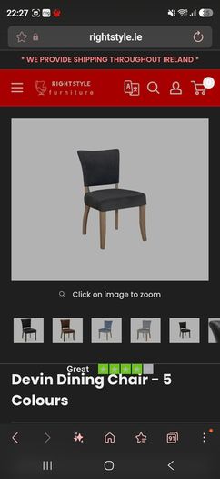 Dining bench and chairs