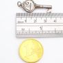 Vintage Sterling Silver 21st birthday Lucky Key Charm Image 8