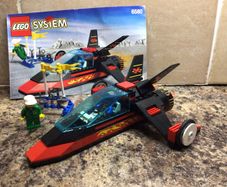 Lego system - Lego set no 6580 - land jet 7 - full and complete