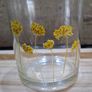 Decorative glasstealight holders on  wooden base Image 3