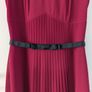 Karen Millen Midi Dress Deep Berry/Purple Shade Size UK 8 Image 4