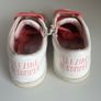 Zara girls white leather ice cream with pink laces summer trainers Sz UK7/EU 24 EUC Image 3