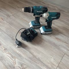 makita impact driver  and screwdriver drill set