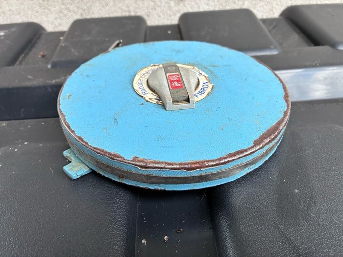 Vintage Rabone Chesterman Fibron Tape Measure 100ft