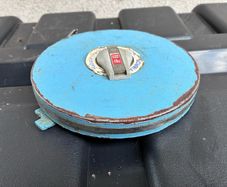 Vintage Rabone Chesterman Fibron Tape Measure 100ft