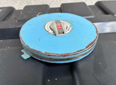 Vintage Rabone Chesterman Fibron Tape Measure 100ft