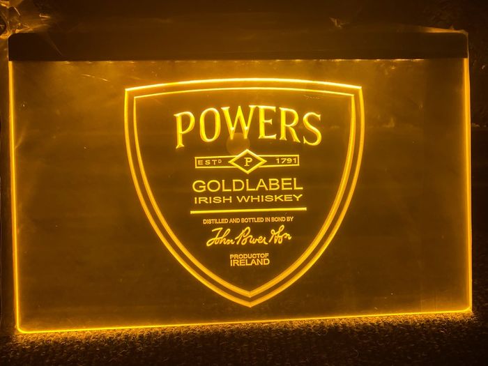 Powers whiskey Neon Light 1