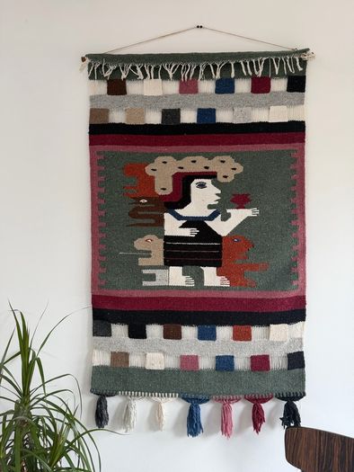 Vintage Aztec Wall Hanging