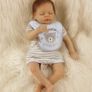 22 inch 55 cm Reborn Dolls Boy Soft Silicone Vinyl Handmade Real Life Reborn Baby Dolls Toddler Newborn Baby Sleeping Reborn Babies Kit Xmas Gifts (FREE POSTAGE) Image 2