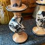 Vintage African Soapstone Elephant Candlesticks Image 5