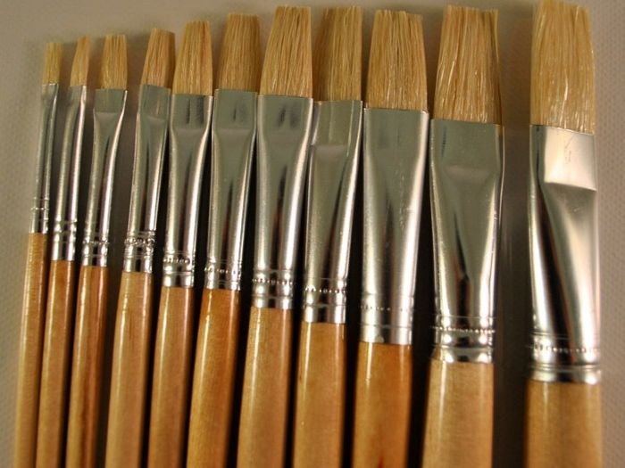 Natural Bristle Hair Brush - Series 144 (Set of 11)