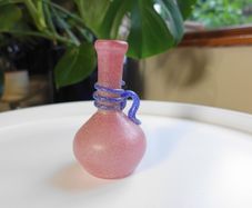 Murano Scavo Style Pink Small Pitcher