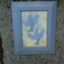 Fabric picture, Doves, Home decor, Picture, Gift Image 2